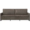3 vietų sofa Tamsiai pilka 220 x 81 x 82 cm Dirbtinė zomša