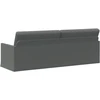 3 vietų sofa Tamsiai pilka 220 x 81 x 82 cm Audinys
