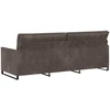 3 vietų sofa Tamsiai pilka 220 x 81 x 82 cm Dirbtinė zomša
