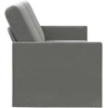 3 vietų sofa Tamsiai pilka 220 x 81 x 82 cm Aksomas