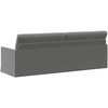 3 vietų sofa Tamsiai pilka 220 x 81 x 82 cm Aksomas