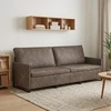 3 vietų sofa Tamsiai pilka 220 x 81 x 82 cm Dirbtinė zomša