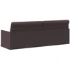 3 vietų sofa Tamsiai rudas 220 x 81 x 82 cm Audinys