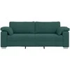3-Vietis Sofa Tamsiai žalia 220 cm audinys