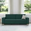 3-Vietis Sofa Tamsiai žalia 220 cm audinys