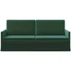 3 vietų sofa Tamsiai žalia 190 x 81 x 82 cm Aksomas