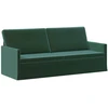 3 vietų sofa Tamsiai žalia 190 x 81 x 82 cm Aksomas