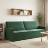 3 vietų sofa Tamsiai žalia 220 x 81 x 82 cm Aksomas