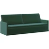 3 vietų sofa Tamsiai žalia 220 x 81 x 82 cm Aksomas
