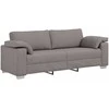 3-Vietis Sofa Taupe 220 cm audinys