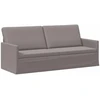 3 vietų sofa Taupe 190 x 81 x 82 cm Audinys