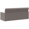 3 vietų sofa Taupe 190 x 81 x 82 cm Audinys