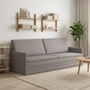 3 vietų sofa Taupe 220 x 81 x 82 cm Audinys