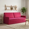 3 vietų sofa Vyno raudona 190 x 81 x 82 cm Aksomas