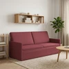 3 vietų sofa Vyno raudona 190 x 81 x 82 cm Audinys