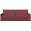 3 vietų sofa Vyno raudona 220 x 81 x 82 cm Audinys