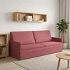 3 vietų sofa Vyno raudona 220 x 81 x 82 cm Audinys