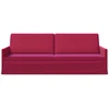 3 vietų sofa Vyno raudona 220 x 81 x 82 cm Aksomas