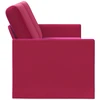 3 vietų sofa Vyno raudona 220 x 81 x 82 cm Aksomas