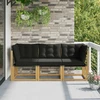 Lauko vidurinė ir kampinė sofa 3 vnt. 3 vietos
