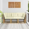 Lauko vidurinė ir kampinė sofa 3 vnt. 3 vietos