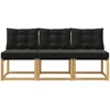 Lauko Vidurinis Sofa 3 vnt. 3 vietos