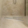 360° Dušo Nutekėjimas su Plonu Modeliu Sidabro 80 cm