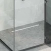 360° Dušo Nutekėjimas su Plonu Modeliu Sidabro 70 cm