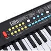 37 klavišų elektrinis pianinas su mikrofonu vaikams