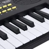 37 klavišų elektrinis pianinas su mikrofonu vaikams