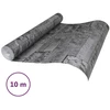 3D akmens tapetai Juoda 10 x 0,53 m Nekvėpuojantis audinys