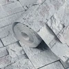 3D akmens tapetai Šviesiai pilka 10 x 0,53 m