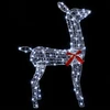 3D Kalėdų elnias LOVIISA 110 LED Šalta balta 70 x 26 x 100 cm
