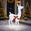 3D Kalėdų elnias LOVIISA 110 LED Šalta balta 70 x 26 x 100 cm