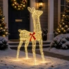 3D Kalėdų elnias LOVIISA 110 LED Šilta balta 70 x 26 x 100 cm