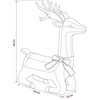 3D Kalėdų elnias LOVIISA 140 LED Įvairių spalvų 55 x 22 x 63 cm