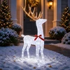 3D Kalėdų elnias LOVIISA 140 LED Šalta balta 70 x 26 x 128 cm