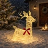 3D Kalėdų elnias LOVIISA 140 LED Šilta balta 55 x 22 x 63 cm