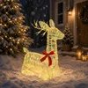 3D Kalėdų elnias LOVIISA 140 LED Šilta balta 55 x 22 x 63 cm