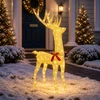 3D Kalėdų elnias LOVIISA 140 LED Šilta balta 70 x 26 x 128 cm