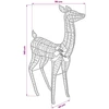 3D Kalėdų elnias LOVIISA 200 LED Šilta balta 96 x 40 x 140 cm