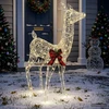 3D Kalėdų elnias LOVIISA 200 LED Šilta balta 96 x 40 x 140 cm