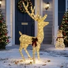 3D Kalėdų elnias LOVIISA 250 LED Šilta balta 96 x 40 x 180 cm