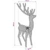 3D Kalėdų elnias LOVIISA 250 LED Šilta balta 96 x 40 x 180 cm