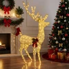 3D Kalėdų elnias LOVIISA 250 LED Šilta balta 96 x 40 x 180 cm