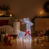 3D Kalėdų elnias LOVIISA 280 LED Šalta balta 55 x 22 x 63 cm