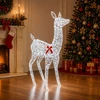 3D Kalėdų elnias LOVIISA 285 LED Šalta balta 70 x 26 x 100 cm