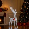 3D Kalėdų elnias LOVIISA 300 LED Šalta balta 70 x 26 x 128 cm