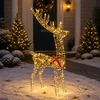 3D Kalėdų elnias LOVIISA 300 LED Šilta balta 70 x 26 x 128 cm