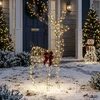 3D Kalėdų elnias LOVIISA 560 LED Šilta balta 96 x 40 x 180 cm